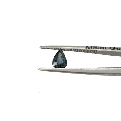 Natural Untreated Teal Sapphire Calibrated Pears | 5x7mm & 6x8mm