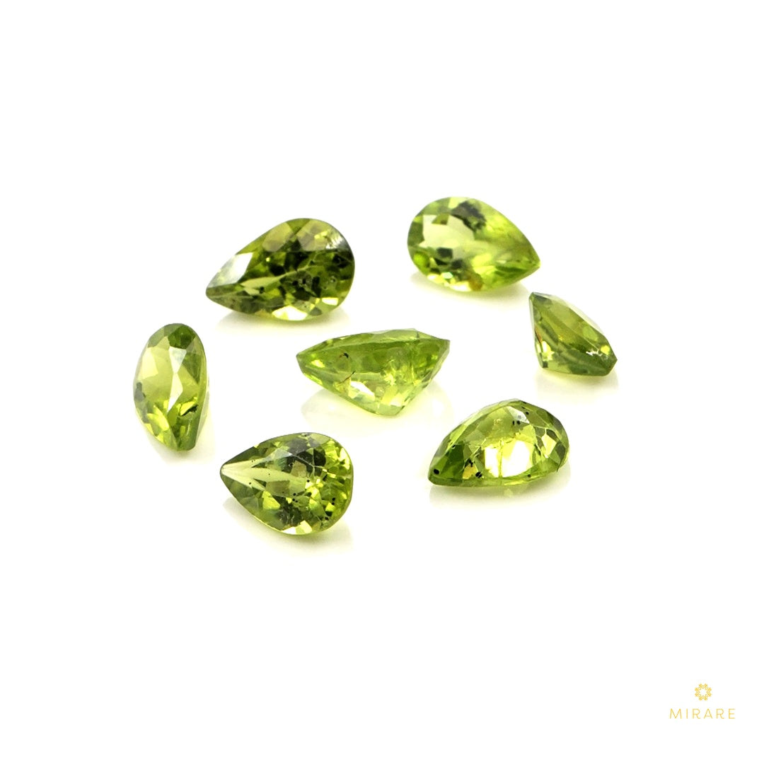 Natural Peridot Calibrated Pears | 3x5mm & 4x6mm