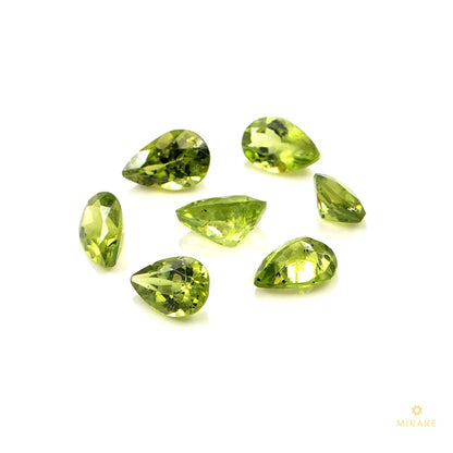 Natural Peridot Calibrated Pears | 3x5mm & 4x6mm