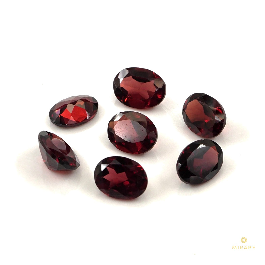 Natural Mozambique Garnet Calibrated Ovals | 3x5mm & 4x6mm