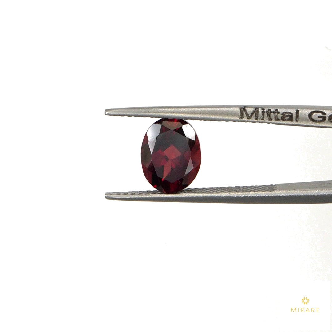 Natural Mozambique Garnet Calibrated Ovals | 5x7mm & 6x8mm