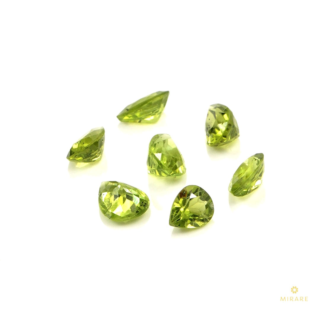 Natural Peridot Calibrated Pears | 3x5mm & 4x6mm