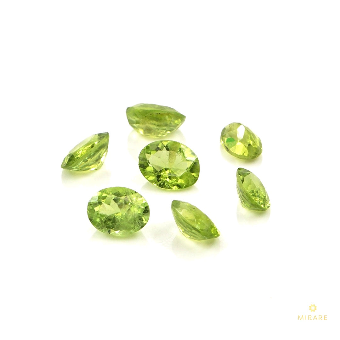 Natural Peridot Calibrated Ovals | 3x5mm & 4x6mm