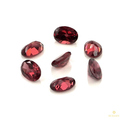 Natural Mozambique Garnet Calibrated Ovals | 3x5mm & 4x6mm