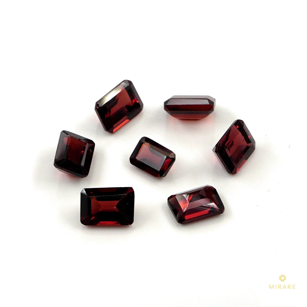 Natural Mozambique Garnet Calibrated Octagons | 3x5mm & 4x6mm