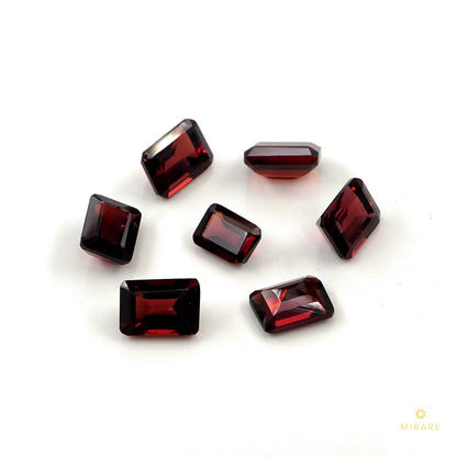 Natural Mozambique Garnet Calibrated Octagons | 3x5mm & 4x6mm