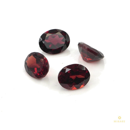 Natural Mozambique Garnet Calibrated Ovals | 5x7mm & 6x8mm
