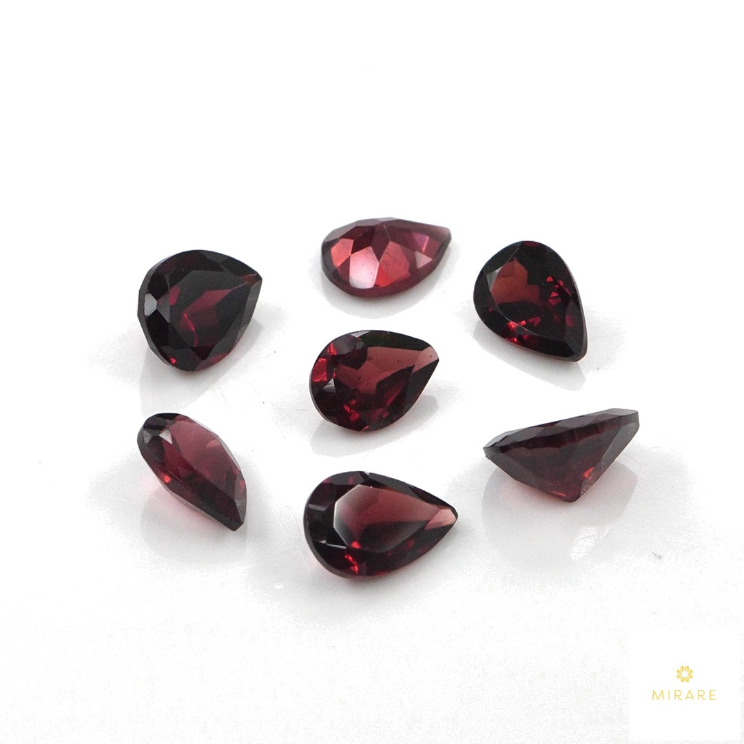 Natural Mozambique Garnet Calibrated Pears | 5x7mm & 6x8mm