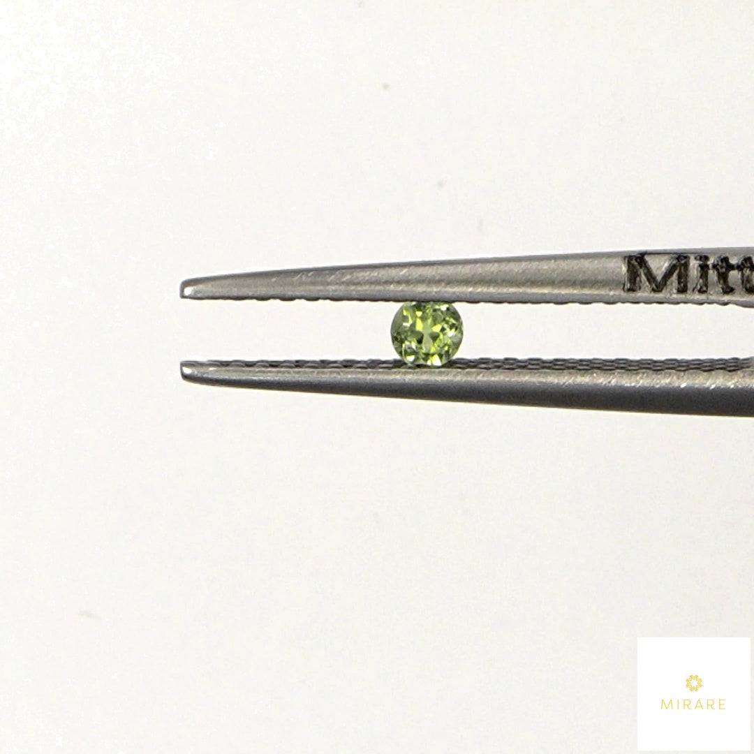 Natural Peridot Calibrated Rounds | 2mm & 2.5mm