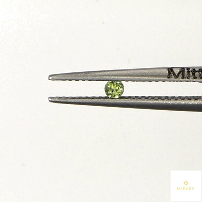 Natural Peridot Calibrated Rounds | 2mm & 2.5mm