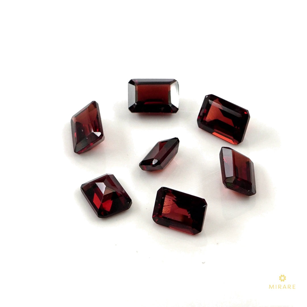 Natural Mozambique Garnet Calibrated Octagons | 3x5mm & 4x6mm