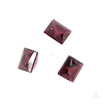 Natural Mozambique Garnet Calibrated Squares | 8mm & 9mm