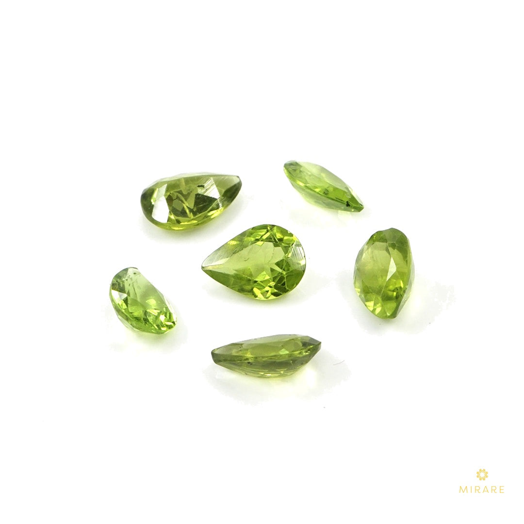 Natural Peridot Calibrated Pears | 3x4mm & 4x5mm