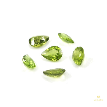 Natural Peridot Calibrated Pears | 7x8mm & 8x9mm