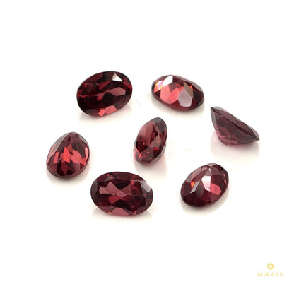 Natural Mozambique Garnet Calibrated Ovals | 3x5mm & 4x6mm