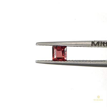 Natural Mozambique Garnet Calibrated Squares | 3mm & 3.5mm