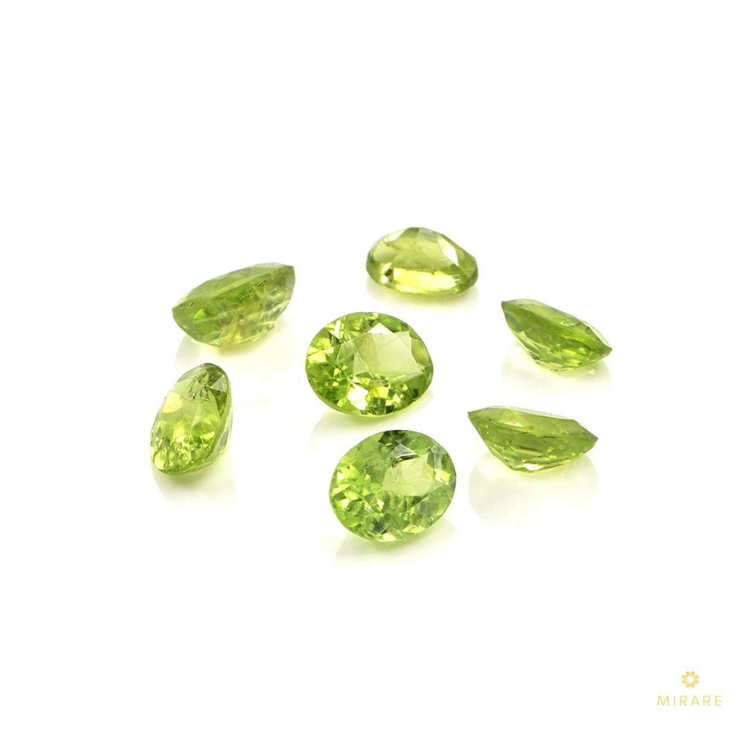Natural Peridot Calibrated Ovals | 3x5mm & 4x6mm