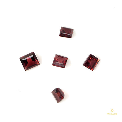Natural Mozambique Garnet Calibrated Squares | 3mm & 3.5mm