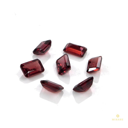 Natural Mozambique Garnet Calibrated Octagons | 5x7mm & 6x8mm