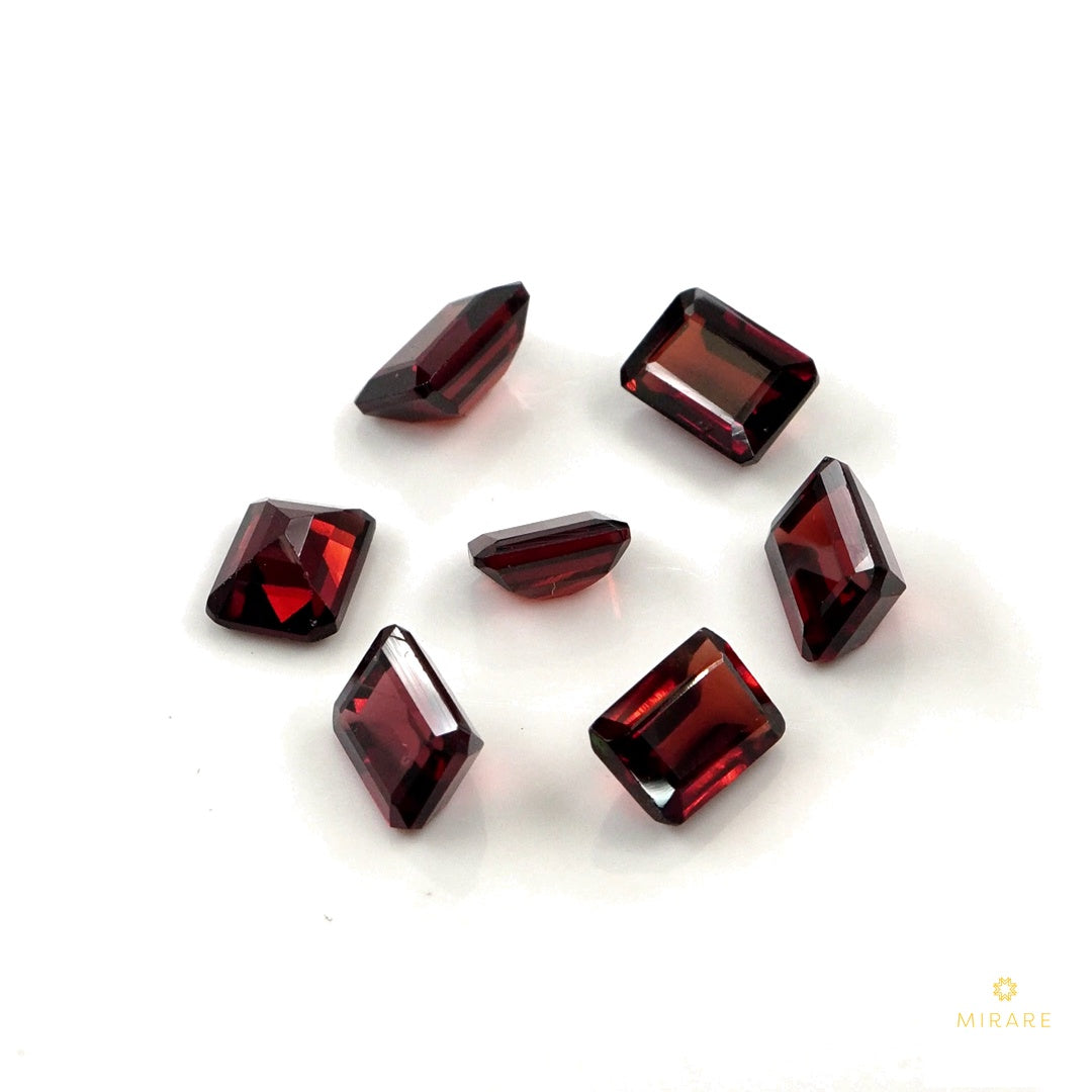 Natural Mozambique Garnet Calibrated Octagons | 3x5mm & 4x6mm