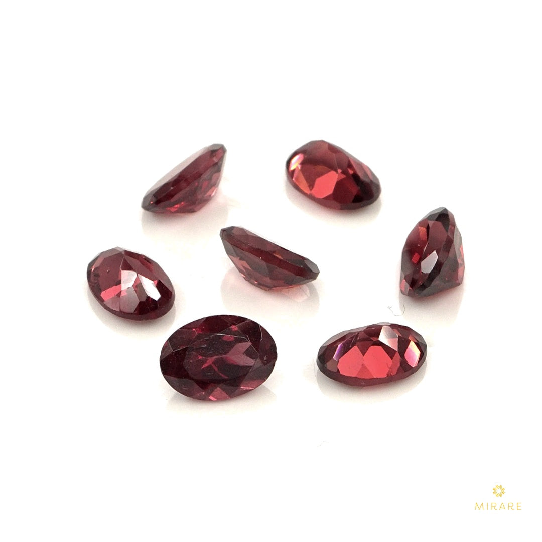 Natural Mozambique Garnet Calibrated Ovals | 3x5mm & 4x6mm