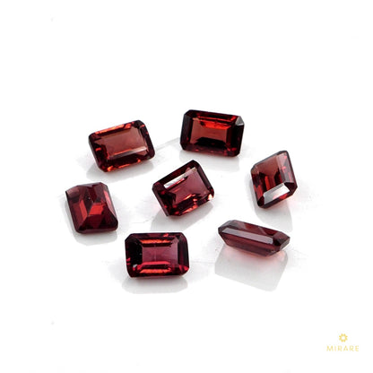 Natural Mozambique Garnet Calibrated Octagons | 5x7mm & 6x8mm