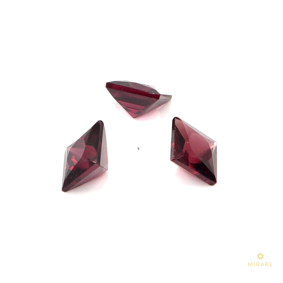 Natural Mozambique Garnet Calibrated Squares | 8mm & 9mm