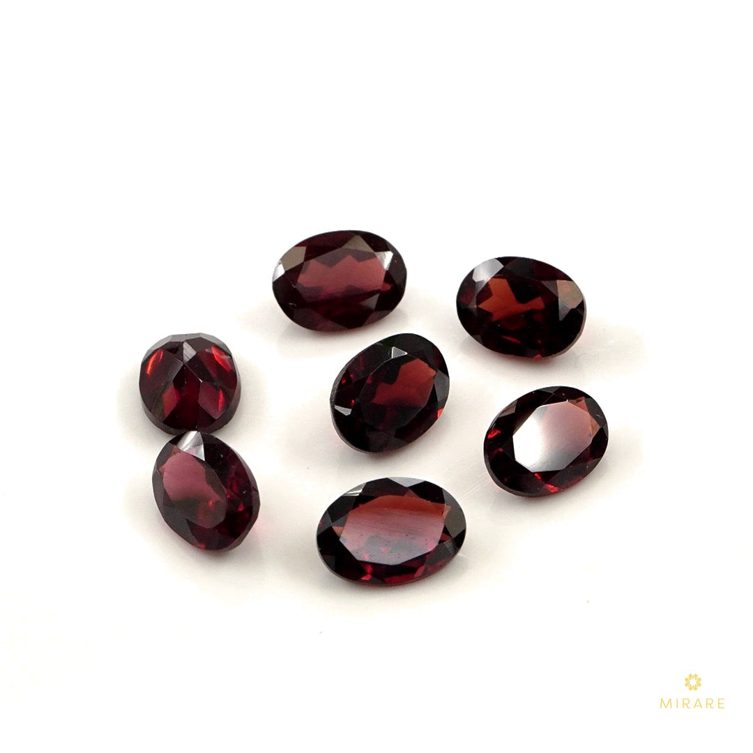 Natural Mozambique Garnet Calibrated Ovals | 3x5mm & 4x6mm