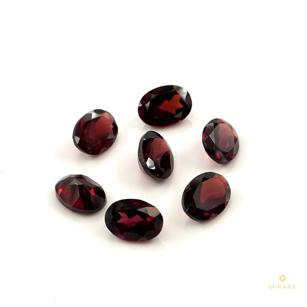 Natural Mozambique Garnet Calibrated Ovals | 3x5mm & 4x6mm