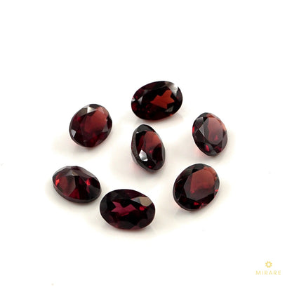 Natural Mozambique Garnet Calibrated Ovals | 3x5mm & 4x6mm