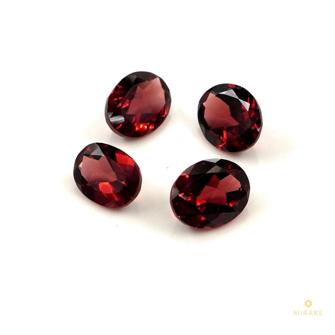 Natural Mozambique Garnet Calibrated Ovals | 7x9mm & 8x10mm