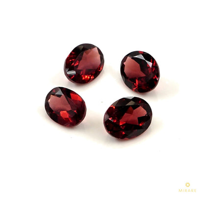 Natural Mozambique Garnet Calibrated Ovals | 7x9mm & 8x10mm