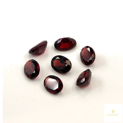 Natural Mozambique Garnet Calibrated Ovals | 3x5mm & 4x6mm