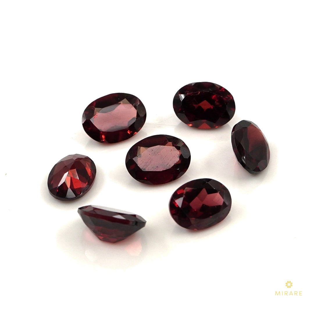 Natural Mozambique Garnet Calibrated Ovals | 3x5mm & 4x6mm