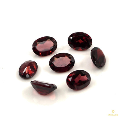 Natural Mozambique Garnet Calibrated Ovals | 3x5mm & 4x6mm