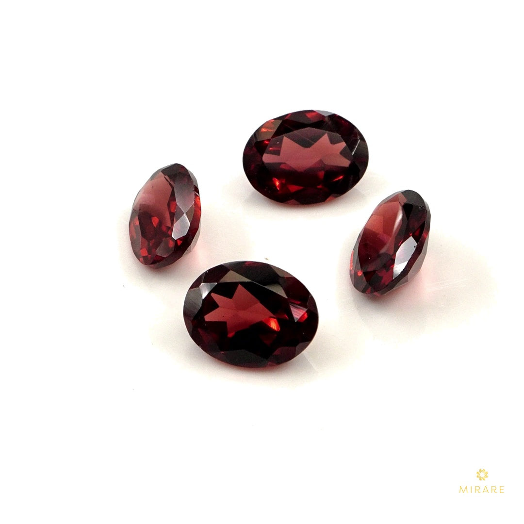 Natural Mozambique Garnet Calibrated Ovals | 7x9mm & 8x10mm