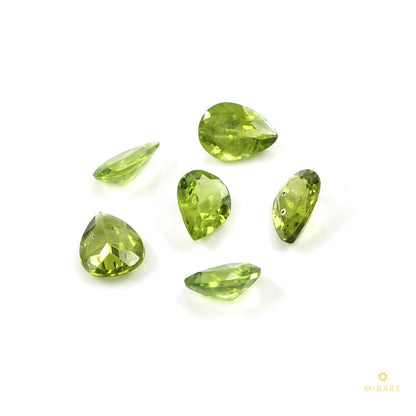 Natural Peridot Calibrated Pears | 7x8mm & 8x9mm