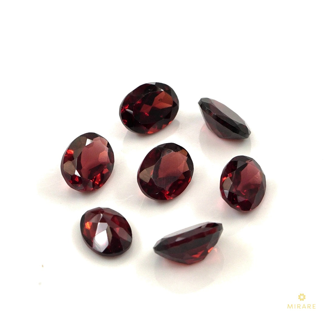 Natural Mozambique Garnet Calibrated Ovals | 3x5mm & 4x6mm