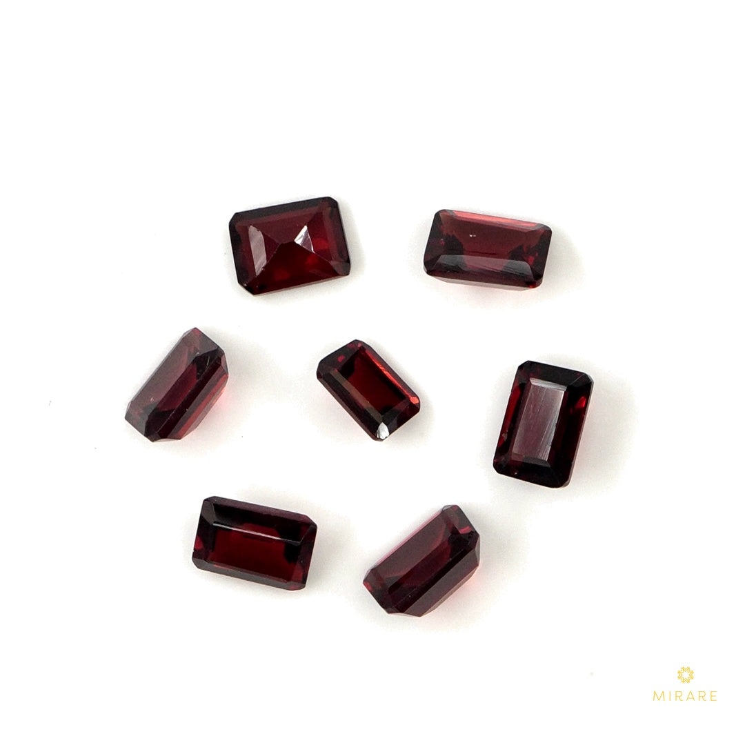 Natural Mozambique Garnet Calibrated Octagons | 3x5mm & 4x6mm