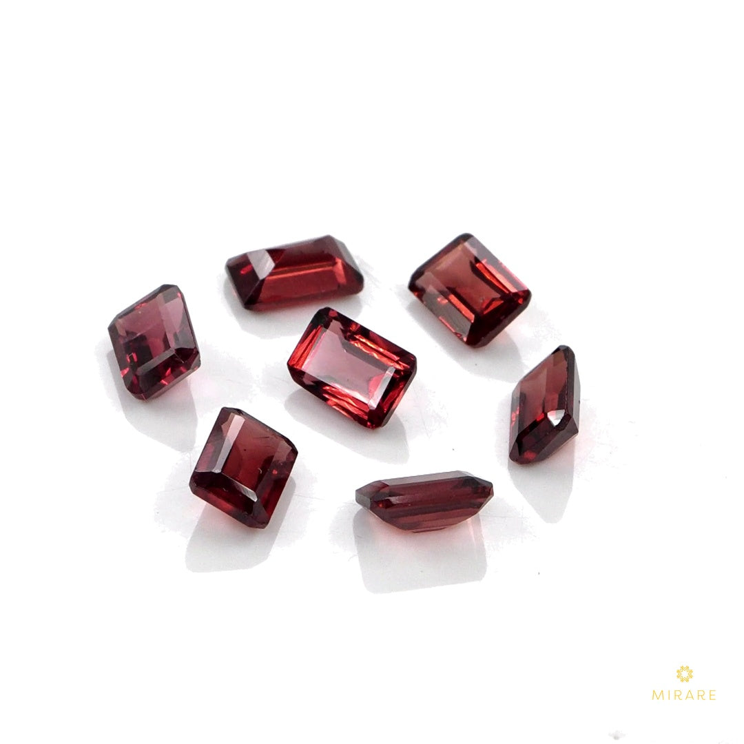 Natural Mozambique Garnet Calibrated Octagons | 5x7mm & 6x8mm