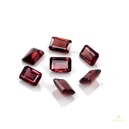 Natural Mozambique Garnet Calibrated Octagons | 5x7mm & 6x8mm