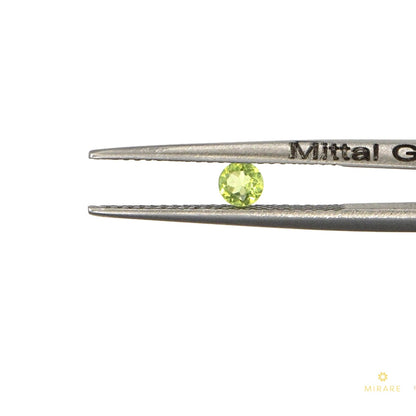 Natural Peridot Calibrated Rounds | 3mm & 3.5mm