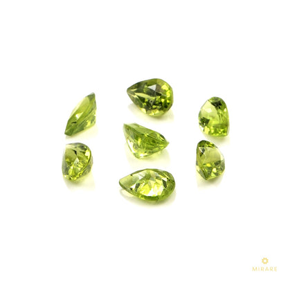 Natural Peridot Calibrated Pears | 3x5mm & 4x6mm