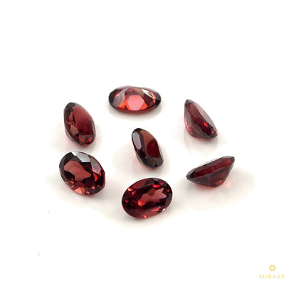 Natural Mozambique Garnet Calibrated Ovals | 5x7mm & 6x8mm
