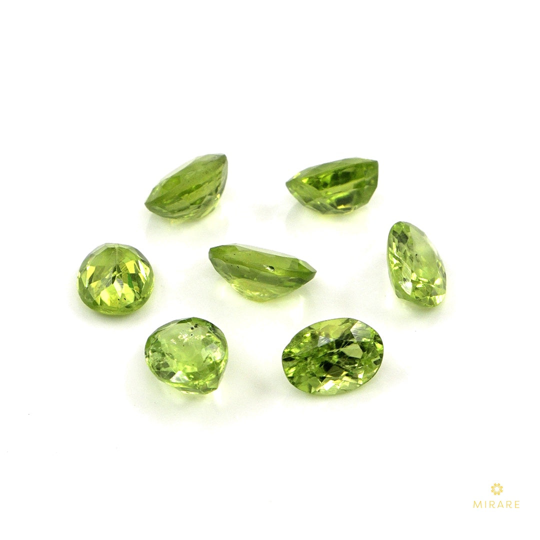 Natural Peridot Calibrated Ovals | 9x11mm & 10x12mm