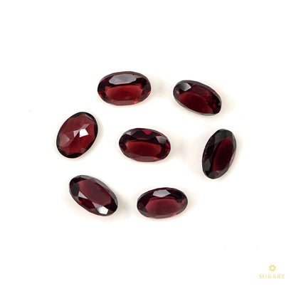 Natural Mozambique Garnet Calibrated Ovals | 3x5mm & 4x6mm