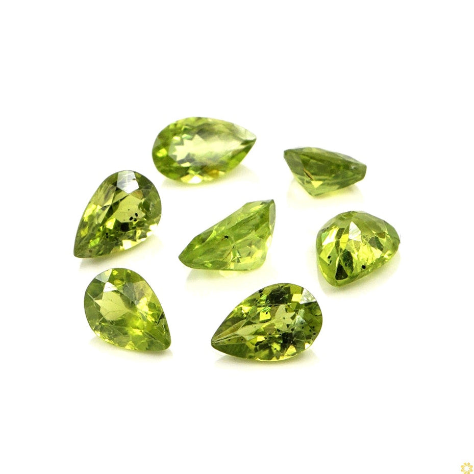 Natural Peridot Calibrated Pears | 3x5mm & 4x6mm
