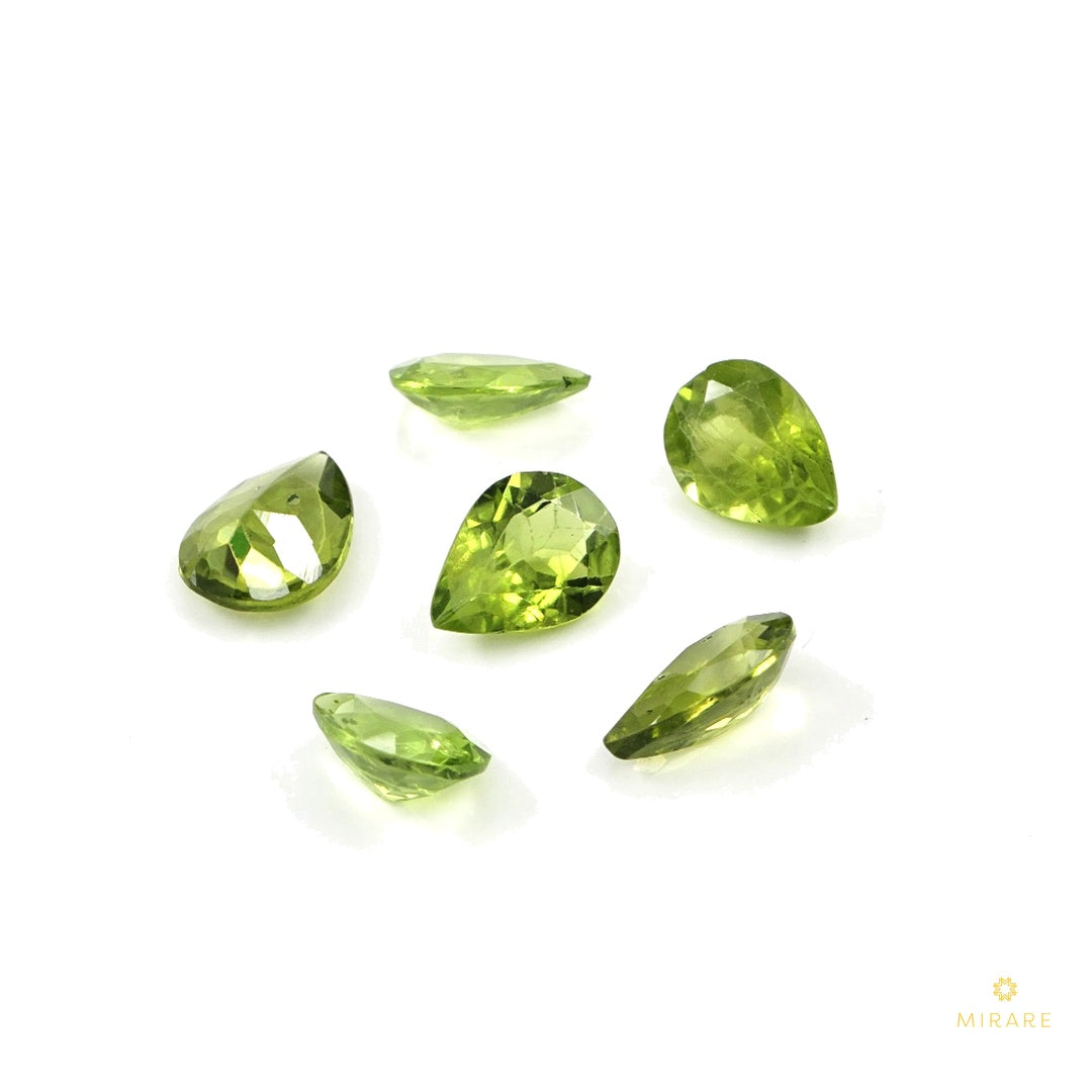 Natural Peridot Calibrated Pears | 3x4mm & 4x5mm