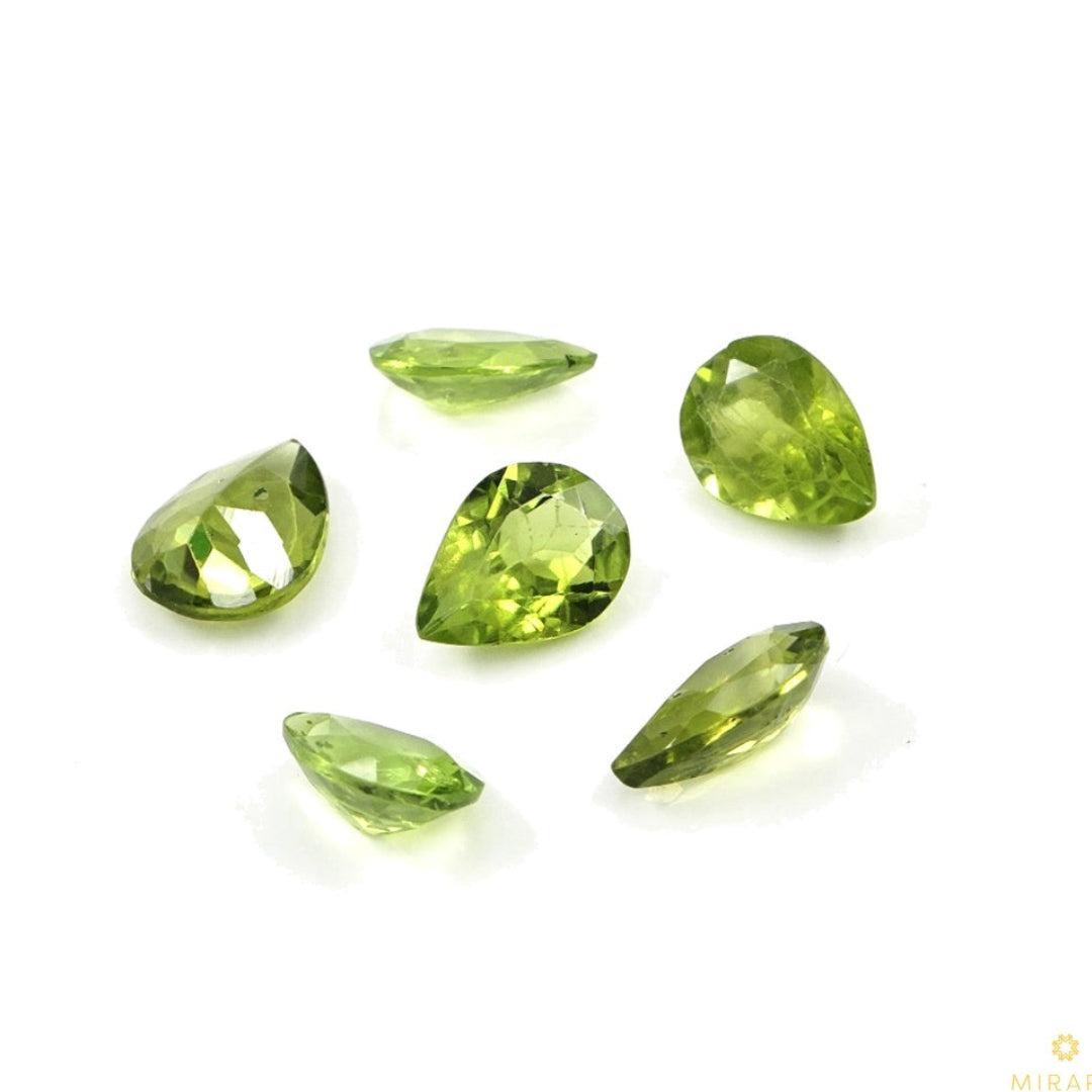 Natural Peridot Calibrated Pears | 7x8mm & 8x9mm