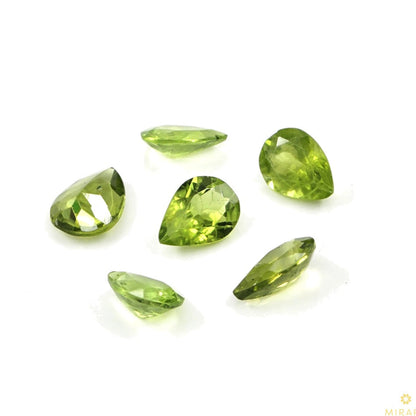 Natural Peridot Calibrated Pears | 7x8mm & 8x9mm